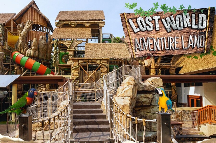 เปิดโลกผจญภัยให้เด็กน้อยที่สวนสนุก Lost World Adventure Land (บัตรเด็ก)